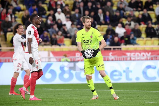 AS Monaco v Stade Brestois 29 - Ligue 1 McDonald s 2025 2026 01 Lukas HRADECKY (asm) during the Ligue 1 McDonald s match between Monaco and Brest at Stade Louis II on March 14, 2026 in Monaco, Monaco. Monaco Monaco  Copyright: xFEPx 776348320