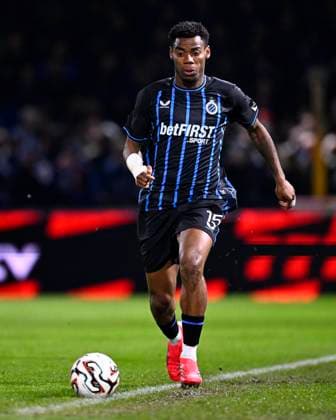KVC Westerlo v Club Brugge - Jupiler Pro League WESTERLO, BELGIUM - MARCH 14 : Onyedika Nwadike Raphael midfielder of Club Brugge during the Jupiler Pro League match between KVC Westerlo and Club Brugge on March 14, 2026 in Westerlo, Belgium, 14 03 2026 Westerlo Belgium  Copyright: xTomasxSiskx