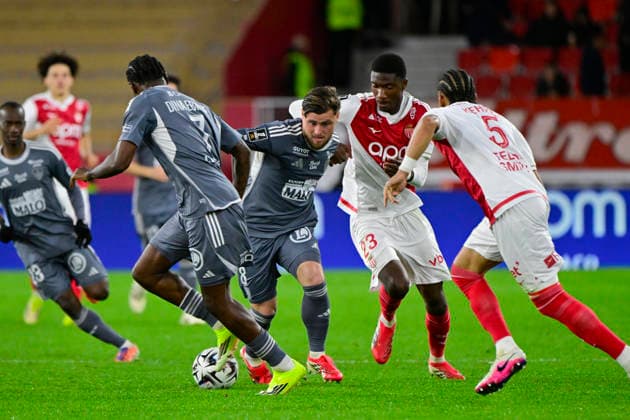 FOOTBALL : AS Monaco VS Stade Brestois 29 - Ligue 1 McDonald s - 14 03 2026 Hugo Magnetti (SB 29) - Ligue 1 McDonald™s match between AS Monaco and Stade Brestois 2029 on March 14, 2026 at the Louis II Stadium in Monaco. MonacoMonaco  Copyright: xWilliamxCannarellax