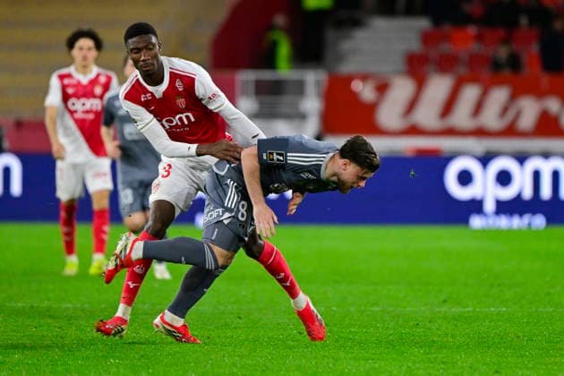 FOOTBALL : AS Monaco VS Stade Brestois 29 - Ligue 1 McDonald s - 14 03 2026 Hugo Magnetti (SB 29) - Ligue 1 McDonald™s match between AS Monaco and Stade Brestois 2029 on March 14, 2026 at the Louis II Stadium in Monaco. MonacoMonaco  Copyright: xWilliamxCannarellax