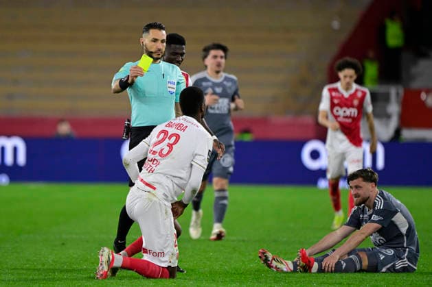 FOOTBALL : AS Monaco VS Stade Brestois 29 - Ligue 1 McDonald s - 14 03 2026 Referee JÃ rÃ mie Pignard during the Ligue 1 McDonald™s match between AS Monaco and Stade Brestois 2029 on March 14, 2026 at the Louis II Stadium in Monaco. MonacoMonaco  Copyright: xWilliamxCannarellax