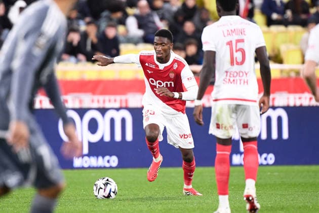 AS Monaco v Stade Brestois 29 - Ligue 1 McDonald s 2025 2026 23 Aladji BAMBA (asm) during the Ligue 1 McDonald s match between Monaco and Brest at Stade Louis II on March 14, 2026 in Monaco, Monaco. Monaco Monaco  Copyright: xFEPx 776348320