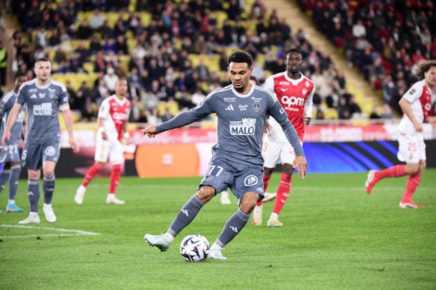 AS Monaco v Stade Brestois 29 - Ligue 1 McDonald s 2025 2026 77 Kenny LALA (sb29) during the Ligue 1 McDonald s match between Monaco and Brest at Stade Louis II on March 14, 2026 in Monaco, Monaco. Monaco Monaco  Copyright: xFEPx 776348320
