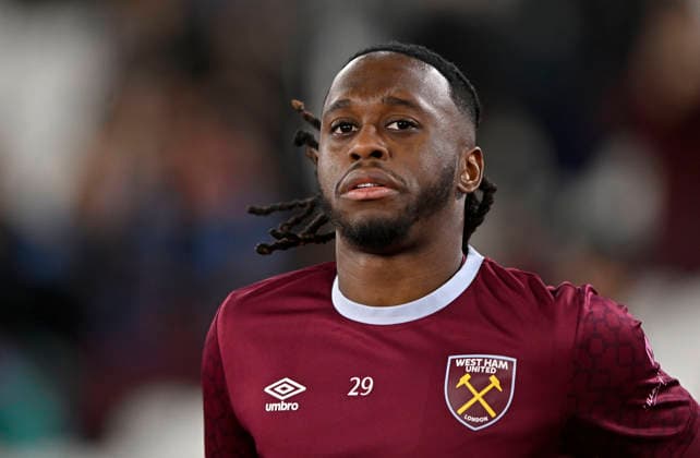 West Ham vs Manchester City, Premier League Aaron Wan-Bissaka (West Ham) during the West Ham vs Manchester City Premier League match at the London Stadium Stratford. Stratford The London Stadium UK Copyright: xMartinxDaltonx WestHam_ManCity_140326_MD_002