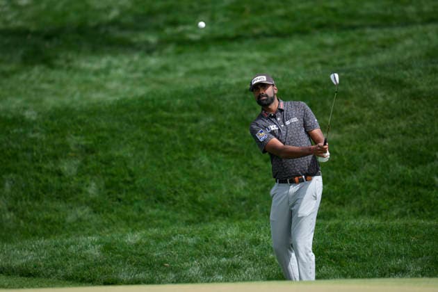 March 14, 2026, Ponte Vedra, Florida, USA: March 14, 2026, Ponte Vedra, Florida.Sahlth Theegala (USA) pitches on the 2nd hole during the third round of The PLAYERS Championship at TPC Sawgrass. Ponte Vedra USA - ZUMAd212 20260314_zsp_d212_005 Copyright: xRichardxDolex