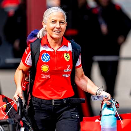 SHANGHAI - Angela Cullen of Scuderia Ferrari HP during the Formula 1 China Shanghai race at the Shanghai International Circuit on March 15, 2025 in Shanghai, China. (Photo by DeFodi Images) -