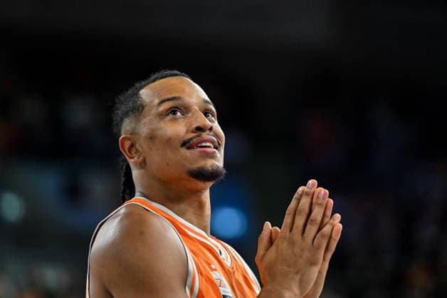 GER, BBL, ratiopharm Ulm vs Science City Jena 14.03.2026, ratiopharm arena, Neu-Ulm, GER, BBL, ratiopharm Ulm vs Science City Jena, im Bild Nelson Weidemann (Ulm, 0)