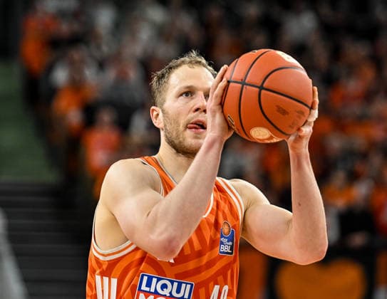 GER, BBL, ratiopharm Ulm vs Science City Jena 14.03.2026, ratiopharm arena, Neu-Ulm, GER, BBL, ratiopharm Ulm vs Science City Jena, im Bild Christian Sengfelder (Ulm, 43)