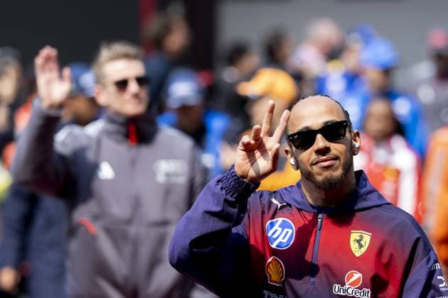 SHANGHAI - Lewis Hamilton (Ferrari) ahead of the race at the Shanghai International Circuit in the run-up to the Chinese Grand Prix. SANDER KONING ANP xVIxANPxSportx xxANPxIVx 553374181 originalFilename: 553374181.jpg