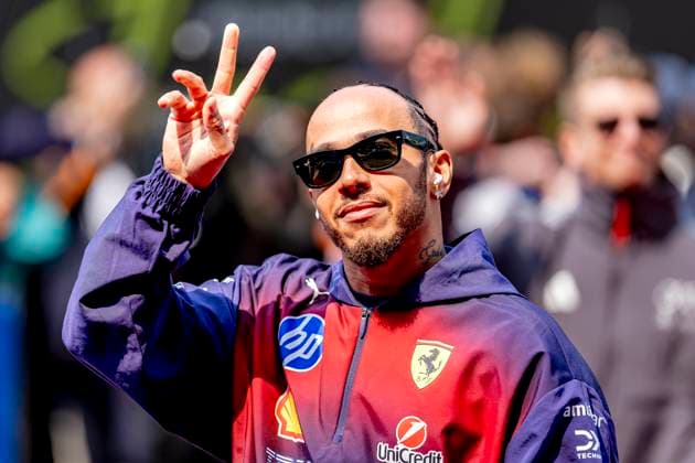 SHANGHAI - Formula 1 driver Lewis Hamilton of Scuderia Ferrari HP during the Formula 1 China Shanghai race at the Shanghai International Circuit on March 15, 2025 in Shanghai, China. (Photo by DeFodi Images) -