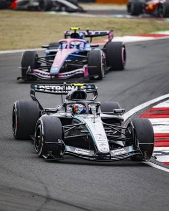 SHANGHAI - Andrea Kimi Antonelli (Mercedes-AMG PETRONAS Formula One Team) and Liam Lawson (Visa Cash App Racing Bulls F1 Team) in action during the race at the Shanghai International Circuit ahead of the Chinese Grand Prix. SANDER KONING ANP xVIxANPxSportx xxANPxIVx 553378071 originalFilename: 553378071.jpg