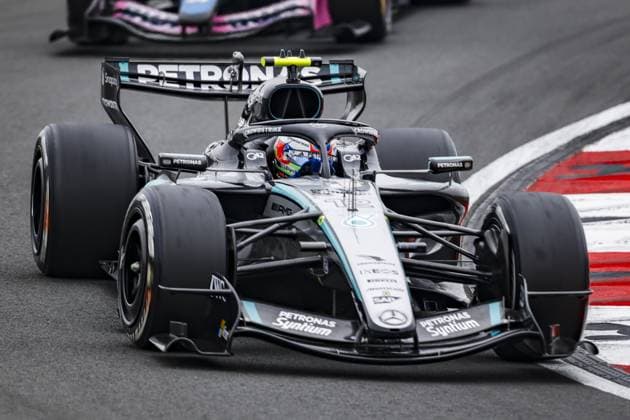 SHANGHAI - Andrea Kimi Antonelli (Mercedes-AMG PETRONAS Formula One Team) in action during the race at the Shanghai International Circuit ahead of the Chinese Grand Prix. SANDER KONING ANP xVIxANPxSportx xxANPxIVx 553378075 originalFilename: 553378075.jpg