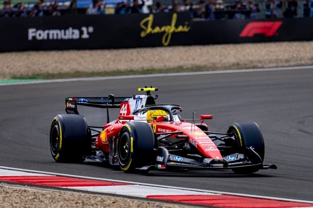 SHANGHAI - Formula 1 driver Lewis Hamilton of Scuderia Ferrari HP during the Formula 1 China Shanghai race at the Shanghai International Circuit on March 15, 2025 in Shanghai, China. (Photo by DeFodi Images) -