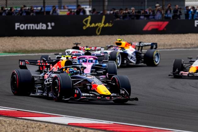 SHANGHAI - Formula 1 driver Isack Hadjar of Oracle Red Bull Racing during the Formula 1 China Shanghai race at the Shanghai International Circuit on March 15, 2025 in Shanghai, China. (Photo by DeFodi Images) -