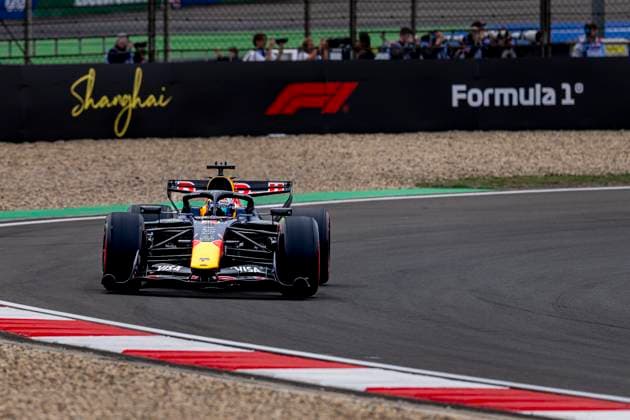SHANGHAI - Formula 1 driver Max Verstappen of Oracle Red Bull Racing during the Formula 1 China Shanghai race at the Shanghai International Circuit on March 15, 2025 in Shanghai, China. (Photo by DeFodi Images) -