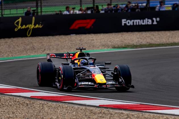 SHANGHAI - Formula 1 driver Max Verstappen of Oracle Red Bull Racing during the Formula 1 China Shanghai race at the Shanghai International Circuit on March 15, 2025 in Shanghai, China. (Photo by DeFodi Images) -