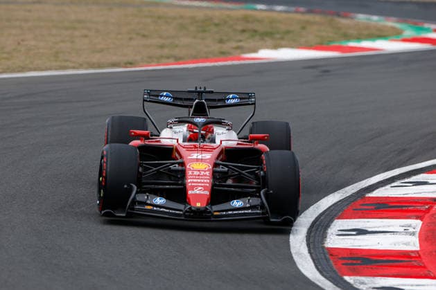 CHINA-MOTORSPORTS F1-SHANGHAI Ferrari™s Charles Leclerc in action at Shanghai International Circuit during the race at the F1 Chinese Grand Prix, Shanghai, China, March 15, 2026. NEXPHER Peter Li SHANGHAI