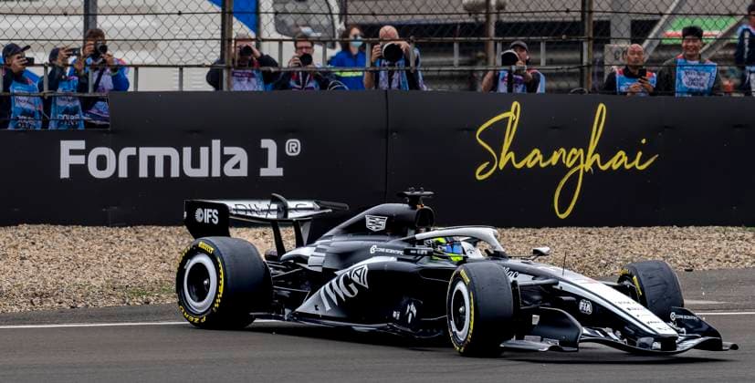 SHANGHAI - Formula 1 driver Sergio Pï¿½rez of Cadillac Formula 1 Team during the Formula 1 China Shanghai race at the Shanghai International Circuit on March 15, 2025 in Shanghai, China. (Photo by DeFodi Images) -