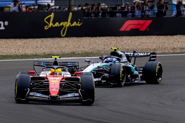 SHANGHAI - Formula 1 driver Lewis Hamilton of Scuderia Ferrari HP during the Formula 1 China Shanghai race at the Shanghai International Circuit on March 15, 2025 in Shanghai, China. (Photo by DeFodi Images) -