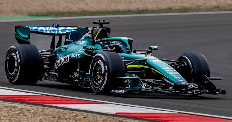 SHANGHAI - Formula 1 driver Lance Stroll of Aston Martin Aramco Formula 1 Team during the Formula 1 China Shanghai race at the Shanghai International Circuit on March 15, 2025 in Shanghai, China. (Photo by DeFodi Images) -