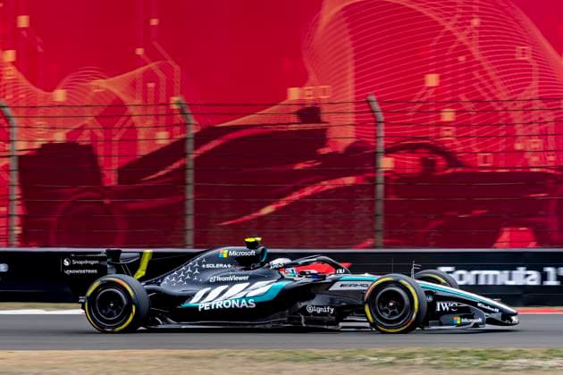 SHANGHAI - Formula 1 driver Kimi Antonelli of Mercedes AMG-Petronas Formula One Team during the Formula 1 China Shanghai race at the Shanghai International Circuit on March 15, 2025 in Shanghai, China. (Photo by DeFodi Images) -
