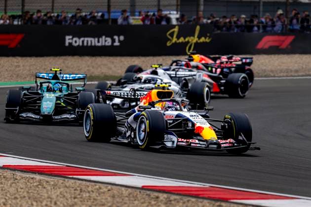 SHANGHAI - Formula 1 driver Liam Lawson of Visa Cash App Racing Bulls Formula One Team during the Formula 1 China Shanghai race at the Shanghai International Circuit on March 15, 2025 in Shanghai, China. (Photo by DeFodi Images) -