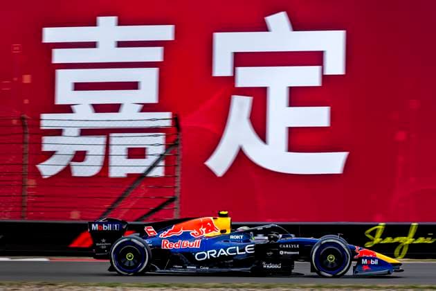 SHANGHAI - Formula 1 driver Isack Hadjar of Oracle Red Bull Racing during the Formula 1 China Shanghai race at the Shanghai International Circuit on March 15, 2025 in Shanghai, China. (Photo by DeFodi Images) -