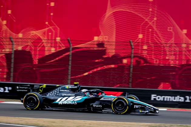 SHANGHAI - Formula 1 driver Kimi Antonelli of Mercedes AMG-Petronas Formula One Team during the Formula 1 China Shanghai race at the Shanghai International Circuit on March 15, 2025 in Shanghai, China. (Photo by DeFodi Images) -