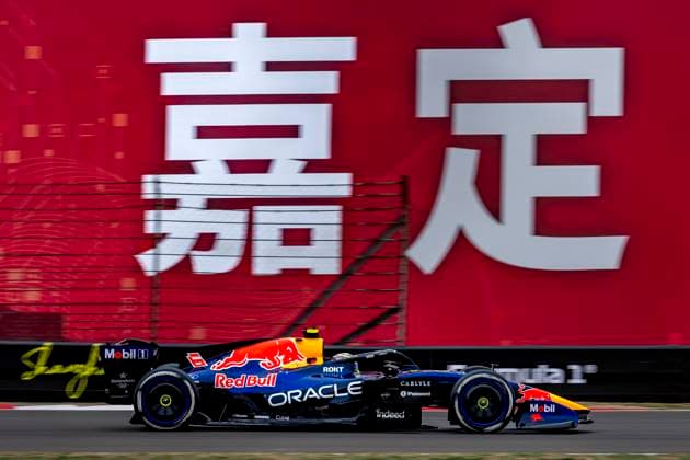 SHANGHAI - Formula 1 driver Isack Hadjar of Oracle Red Bull Racing during the Formula 1 China Shanghai race at the Shanghai International Circuit on March 15, 2025 in Shanghai, China. (Photo by DeFodi Images) -