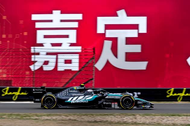 SHANGHAI - Formula 1 driver Kimi Antonelli of Mercedes AMG-Petronas Formula One Team during the Formula 1 China Shanghai race at the Shanghai International Circuit on March 15, 2025 in Shanghai, China. (Photo by DeFodi Images) -