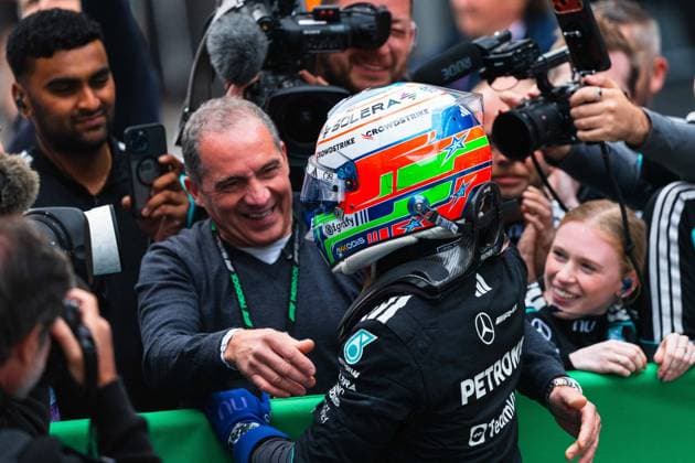 Formula 1 Heineken Chinese Grand Prix 2026 Levi Erb OVERTAKE MAXPPP - Shanghai 15 03 2026 Race winner at the Formula 1 Heineken Chinese Grand Prix 2026, the 2nd round of the 2026 FIA Formula 1 World Championship, WM, Weltmeisterschaft at the Shanghai International Circuit in Shanghai, China, from 12 to 15 March 2026 Shanghai Shanghai International Circuit China  Copyright: xOVERTAKE MAXPPPxLevixErbx OVT202603158196 OVT202603158196
