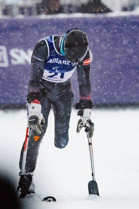 PARALYMPICS - Winter Paralympics Milano Cortina 2026 CORTINA D AMPEZZO,ITALY,15.MAR.26 - PARALYMPICS, ALPINE SKIING - Paralympic Winter games, Winterspiele,Spiele, Summer games Milano Cortina 2026, slalom, men. Image shows Thomas Grochar (AUT).  GEPAxpictures xMatthiasxTrinkl