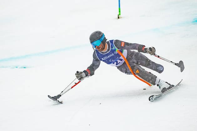 PARALYMPICS - Winter Paralympics Milano Cortina 2026 CORTINA D AMPEZZO,ITALY,15.MAR.26 - PARALYMPICS, ALPINE SKIING - Paralympic Winter games, Winterspiele,Spiele, Summer games Milano Cortina 2026, slalom, men. Image shows Thomas Grochar (AUT).  GEPAxpictures xMatthiasxTrinkl