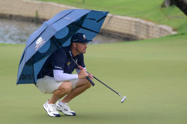 March 15, 2026, Singapore, Ingapore, Singapore: USAÃ¢â‚¬â ¢s Bryson DeChambeau wins the Singapore tournament, beating Richard T. Lee from Canada in a pne hole tie-breaker on the 18th hole. Final Round of the LIV Golf in Singapore Final Round Of The LIV Golf In Singapore  - ZUMAr144 20260315_zap_r144_027 Copyright: xJaynexRussellx