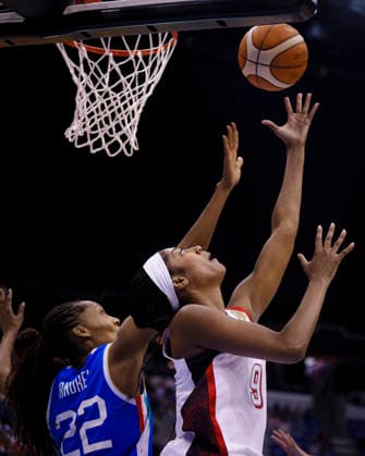 2026 World Cup Qualifying Tournament - USA V Italy Angel Reese 9 of the United States plays during the game at the 2026 FIBA World Cup Qualifying Tournament between the United States and Italy in San Juan, Puerto Rico, on March 14, 2026, at Coliseo Jose Miguel Agrelot. San Juan Puerto Rico  Copyright: xEdgardoxMedinax originalFilename:medinamillan-notitle260314_npy5w.jpg
