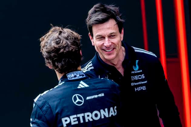SHANGHAI - Team Principal Toto Wolff of Mercedes AMG-Petronas Formula One Team during the Formula 1 China Shanghai race at the Shanghai International Circuit on March 15, 2025 in Shanghai, China. (Photo by DeFodi Images) -