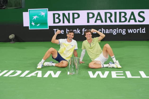 TENNIS : Indian Wells ATP, Tennis Herren Masters 1000 - 15 03 2026 Manuel Guinard titrÃ avec Guido Andreozzi - Indian Wells 2026 - USA - 15 03 2026 INDIAN WELLS  Copyright: xCCx