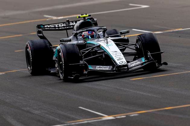 SHANGHAI - Formula 1 driver Kimi Antonelli of Mercedes AMG-Petronas Formula One Team during the Formula 1 China Shanghai race at the Shanghai International Circuit on March 15, 2025 in Shanghai, China. (Photo by DeFodi Images) -