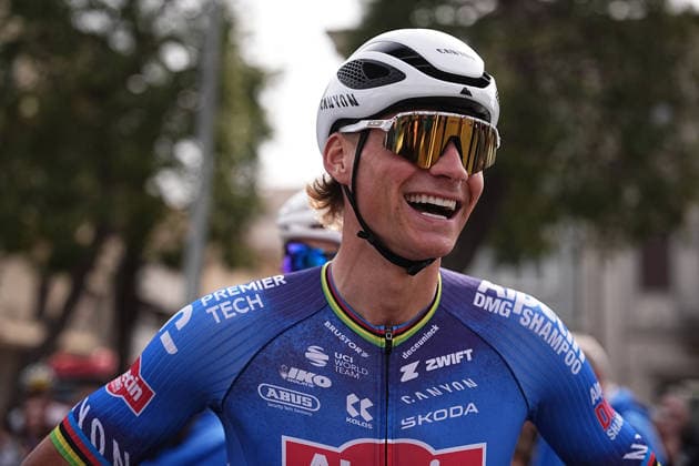 Van Der Poel Mathieu Of Alpecin-Premier Tech during the 142-kilometer Stage 7 of the Tirreno-Adriatico cycling race from Civitanova Marche to San Benedetto del Tronto - Italy,- Sunday , March 15, 2026. - cycling .  Copyright: xMarcoxAlpozzi LaPressex