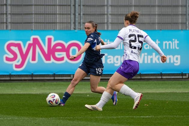 Google Pixel Frauen-Bundesliga: TSG Hoffenheim vs SGS Essen, Dietmar-Hopp-Stadion, 15.03.2026 Am Ball Marie Steiner (TSG Hoffenheim Frauen, 19) Google Pixel Frauen-Bundesliga: TSG Hoffenheim vs SGS Essen, Dietmar-Hopp-Stadion, 15.03.2026 DFB DFL REGULATIONS PROHIBIT ANY USE OF PHOTOGRAPHS AS IMAGE SEQUENCES AND OR QUASI-VIDEO. Copyright: xBEAUTILUSxSPORTS Hillx