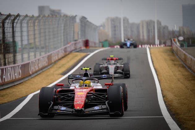 Formula 1 Chinese Grand Prix 2026 SHANGHAI, CHINA - MARCH 15: Lewis Hamilton of Great Britain driving the (44) Scuderia Ferrari SF-26 gets on track ahead of the Formula 1 Chinese Grand Prix at Shanghai International Circuit on March 15, 2026 in Shanghai, China. John Ricky Anadolu Shanghai China. Editorial use only. Please get in touch for any other usage.  Copyright: x2026xAnadoluxJohnxRickyx