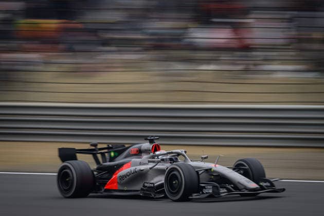 Formula 1 Chinese Grand Prix 2026 SHANGHAI, CHINA - MARCH 15: Nico Hulkenberg of Germany driving the (27) Audi F1 Team R26 on track during the F1 Grand Prix of China at Shanghai International Circuit on March 15, 2026 in Shanghai, China. John Ricky Anadolu Shanghai China. Editorial use only. Please get in touch for any other usage.  Copyright: x2026xAnadoluxJohnxRickyx