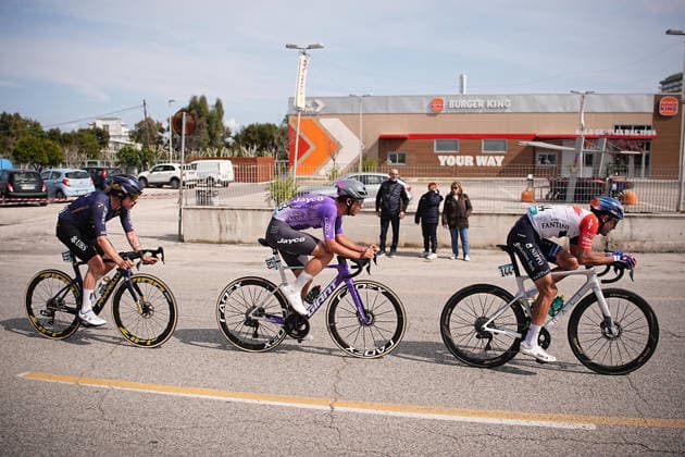 cycles in the lead breakaway during the 142-kilometer Stage 7 of the Tirreno-Adriatico cycling race from Civitanova Marche to San Benedetto del Tronto - Italy,- Sunday , March 15, 2026. - cycling .  Copyright: xMarcoxAlpozzi LaPressex