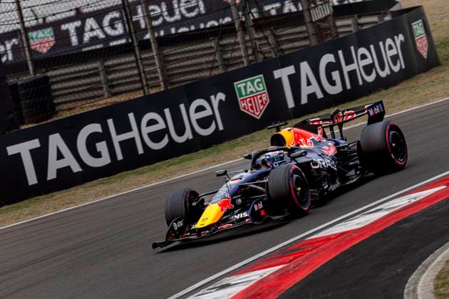 SHANGHAI - Formula 1 driver Max Verstappen of Oracle Red Bull Racing during the Formula 1 China Shanghai race at the Shanghai International Circuit on March 15, 2025 in Shanghai, China. (Photo by DeFodi Images) -