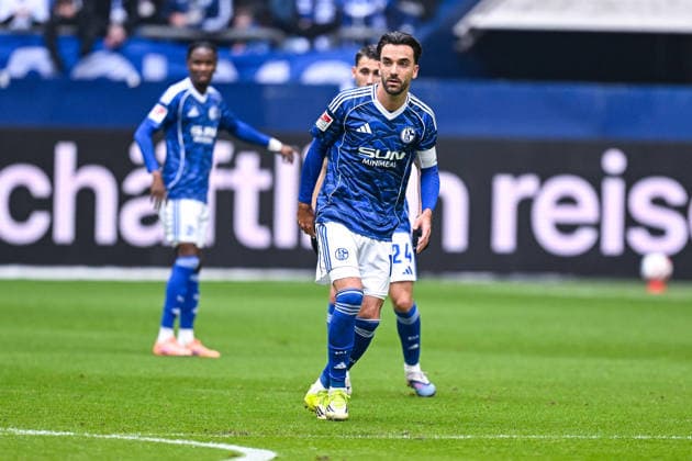 15.03.2026, Fussball, 2. Bundesliga, Saison 2025 2026, 26. Spieltag, FC Schalke 04 - Hannover 96, Kenan Karaman (FC Schalke 04) xRHR-FOTO YYx