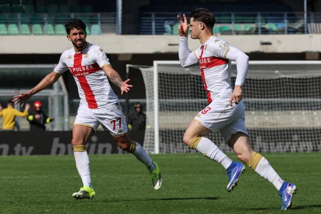 Ar Verona 15 03 2026 - campionato di calcio serie A Hellas Verona-Genoa foto Andrea Rigano Image nella foto: esultanza gol Vitinha 