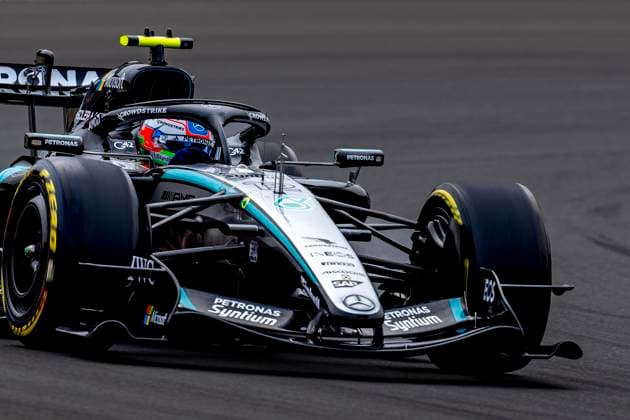 SHANGHAI - Formula 1 driver Kimi Antonelli of Mercedes AMG-Petronas Formula One Team during the Formula 1 China Shanghai race at the Shanghai International Circuit on March 15, 2025 in Shanghai, China. (Photo by DeFodi Images) -