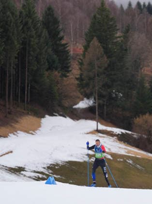 (260315) -- TESERO, March 15, 2026 -- Miroslav Motejzik of the Czech Republic competes during the para cross-country skiing men s 20km interval start free standing at the Milan-Cortina 2026 Paralympic Winter games, Winterspiele,Spiele, Summer games in Tesero, Italy, March 15, 2026. ) (SP)ITALY-TESERO-PARALYMPIC WINTER GAMES-PARA CROSS-COUNTRY SKIING-MEN S 20KM INTERVAL START FREE STANDING LianxZhen 