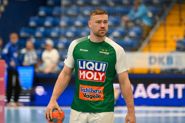 Ludvig Jurmala Astroem (Frisch Auf Goeppingen, 25) TBV Lemgo Lippe vs. Frisch Auf Goeppingen, Handball, 1. Bundesliga, 25. Spieltag, Saison 2025 2026, 15.03.2026, TBV Lemgo Lippe vs. Frisch Auf Goeppingen, Handball, 1. Bundesliga, 25. Spieltag, Saison 2025 2026, 15.03.2026 Lemgo Copyright: xEibner-Pressefoto RobertxGertzenx EP_RGN