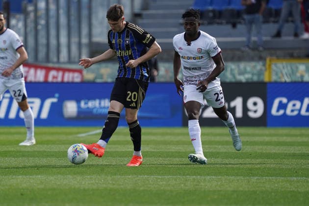 Pisa s Simone Canestrelli .During the Serie A soccer match between Pisa and Cagliari at the Cetilar Arena Romeo Anconetani Stadium in Pisa; Center West Italy; monday March 15; 2026 ; Soccer  Copyright: xAlessandroxLaxRocca xLaPressex